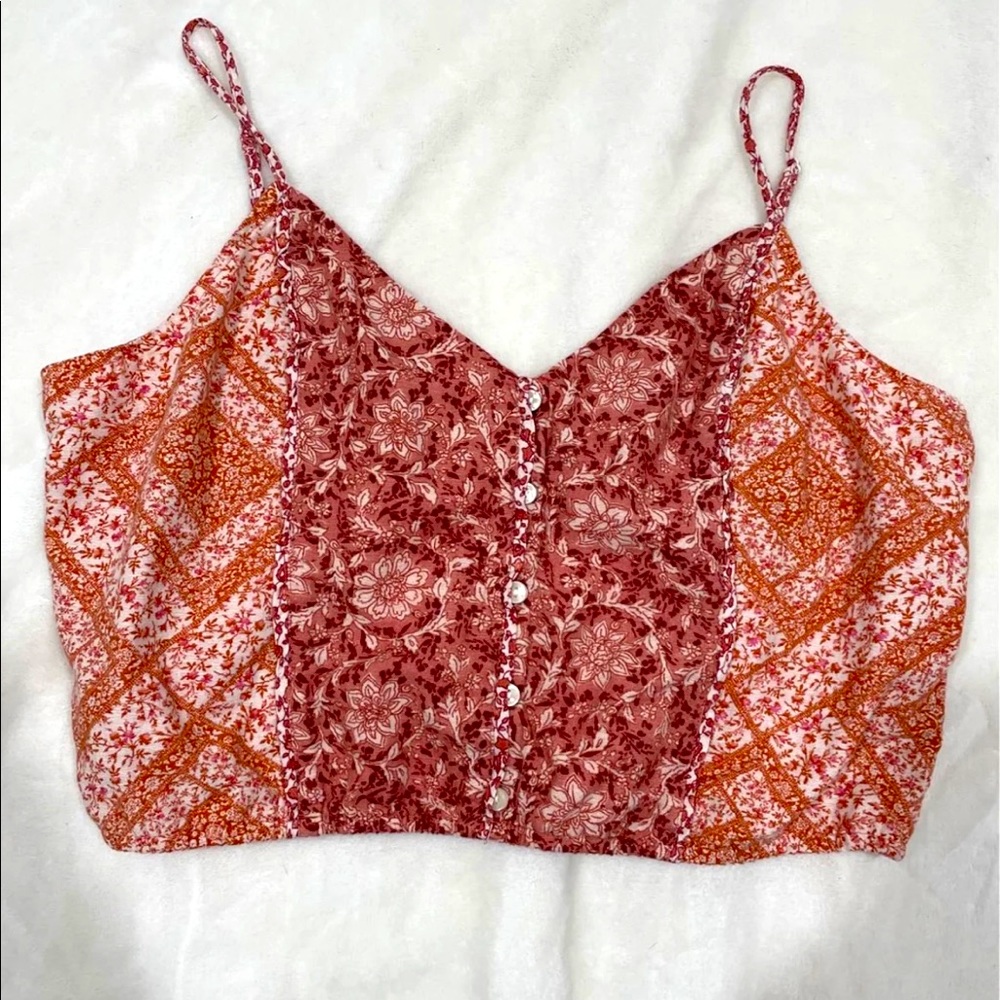 60’s styled crop top. American Eagle